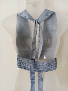 PLUNGE HALTER TOP