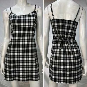 Plaid Mini Dress