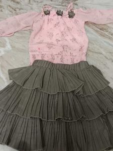 2 Piece Baby Girl Dress.