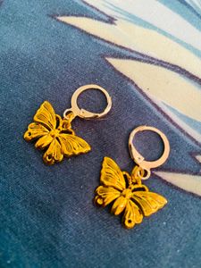 Aesthetic Cute Butterfly Earring, Small, Handmade.