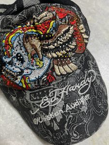 Ed hardy diamante y2k vintage cap