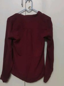 Bossini Burgundy Blouse/ Office wear