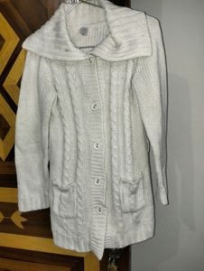 Cozy Cream Cable Knit Cardigan