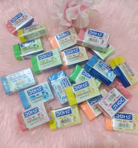 DOMS Fragrance Erasers – Pack of 20 (One Size)