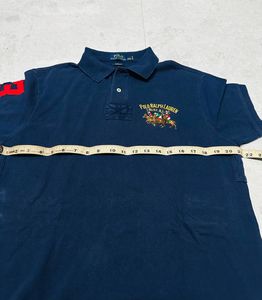 Ralph Lauren Rare Triple Pony Embroidered Polo T