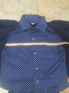 Dark Blue Coat Set Fits From 1yr To 2yrs