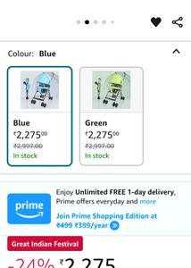 Baby Stroller For 6 months To 2 years