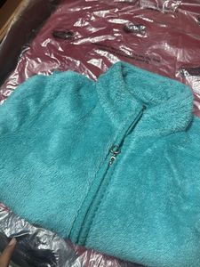 Cozy Teal Fleece Hoodie