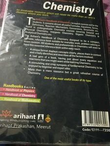 Arihant Chemistry handbook
