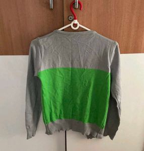 Gray &amp; Green Cardigan