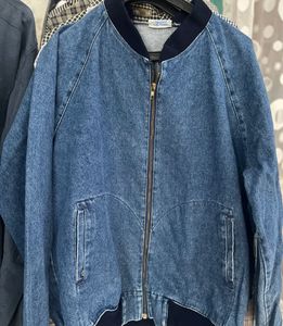 Denim Bomber Jacket