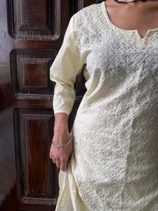 Pastel Yellow Kurti - Unused