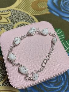 White Beads Jewellery Set