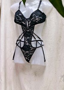 Black Lace Bodysuit