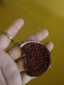 Crochet Oreo Keychain