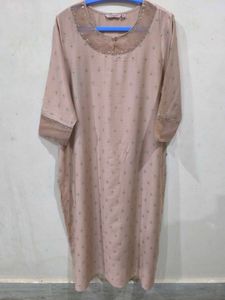 Peach Festive Kurti.