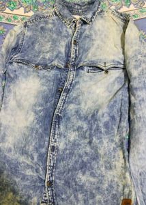 Denim Button-Down Shirt