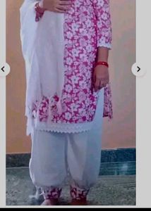 Floral Print Kurta Set