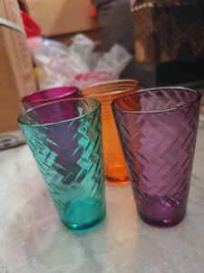 Colorful Drinking Glasses (Set of 2)