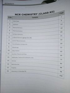 NCERT Complete Revision Chemistry XII