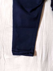 Dark Wash Three Quarter Capri Jeans