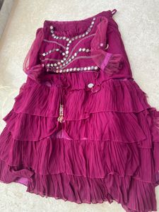 Pretty Flared Lehenga With blouse