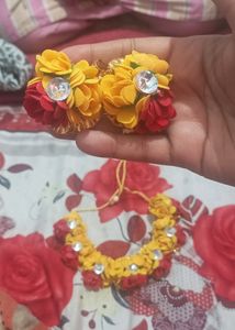 Haldi Function Jewellery Set