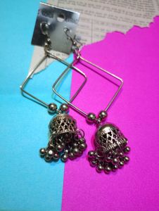 Boho Jhumka Earrings