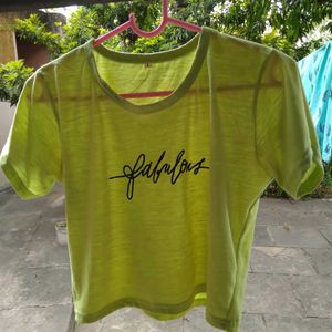 Cute &#39;Fabulous&#39; Crop Top