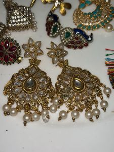 Statement Pearl Drop Earrings