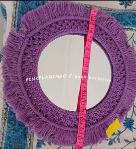 Macrame Mirror 16 Inches