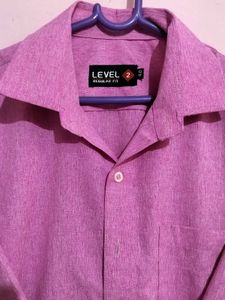 Pink Formal Shirt For Men