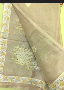 NEW khaki SAREE