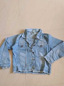 Vintage Distressed Denim Jacket
