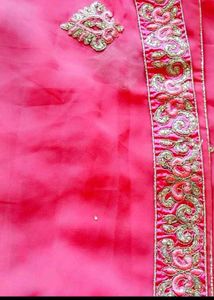 Pink Embroidered Dupatta