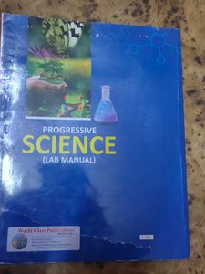 Class 9 Science progressive Lab manual book