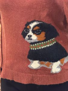 Cute Dog Graphic Sweater