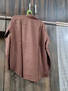 Brown Shirt Top