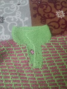 Sweater With Handmade Dhoti