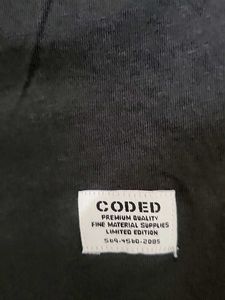 Black Graphic Print Tee