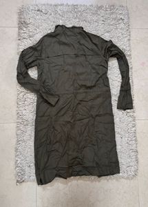 AND Unused Olive Shirt Dress