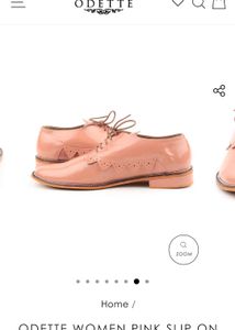 NEW ODETTE WOMEN PINK SLIP ON