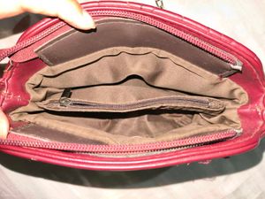 Burgundy Crossbody Bag