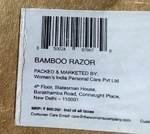 Wooden Bamboo Razor Pack Of 2