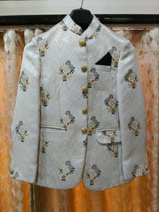 Floral Print Wedding And Party Wear Jodhpur Jacket