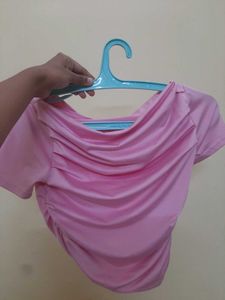 Savana Pink Draped Top