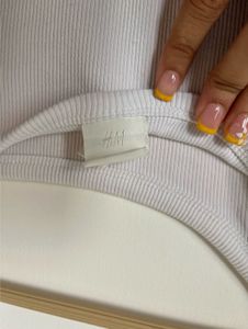 H&amp;M Ribbed Tank Top - White