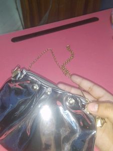 Silver Mini Bag