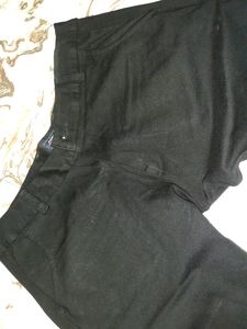 Black Power Lycra Formal Pants