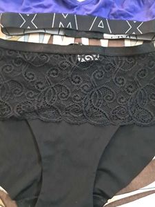 Combo Of Five  Bra  Short  Panty  Imported Fabric